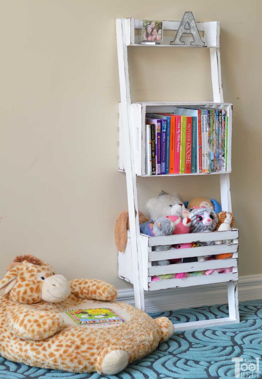 Easy Crate Leaning Shelf and Storage