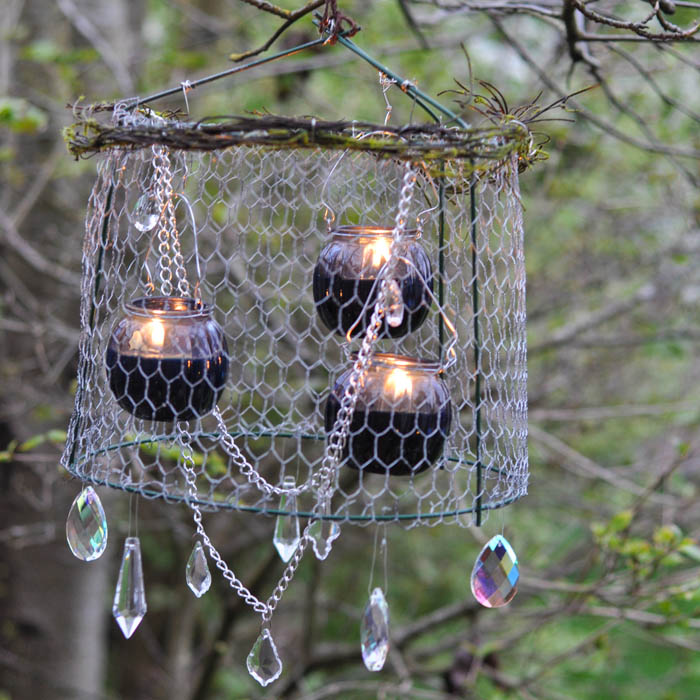 Rustic Outdoor Chandelier