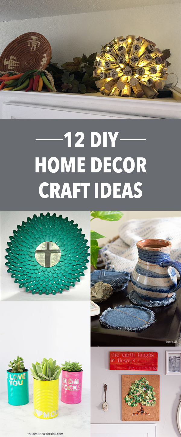 12 Wonderful DIY Home Decor Craft Ideas