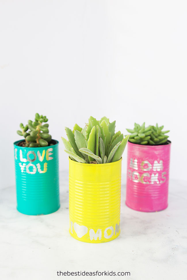 tin can planters