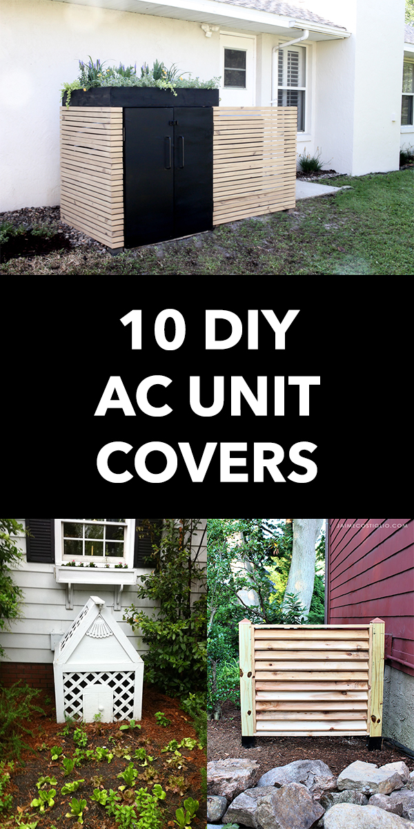 10 Cheap And Easy DIY AC Unit Covers