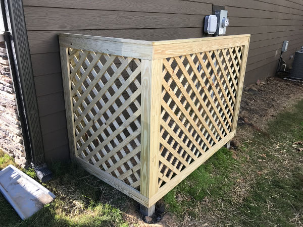 vinyl lattice panels for sheds